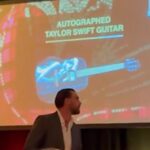 Travis Kelce Lightens the Mood with Taylor Swift Guitar Quip at Mahomes Charity Fundraiser