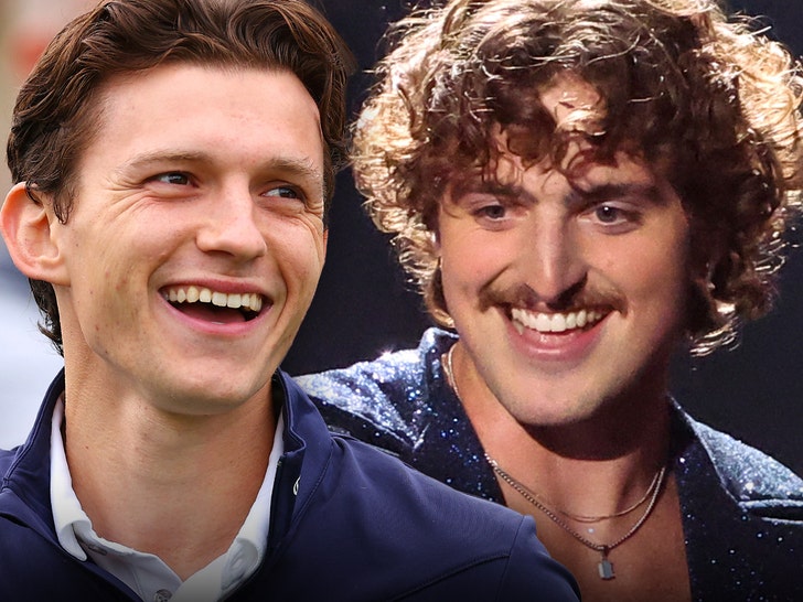 Tom Holland and Benson Boone Dinner