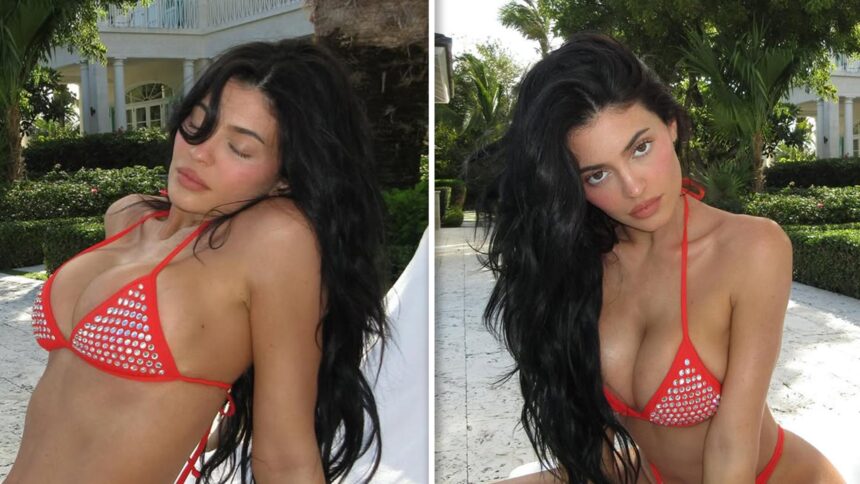 Kylie Jenner Turns Heads in a Stunning Red Bikini on Her Turks and Caicos Escape