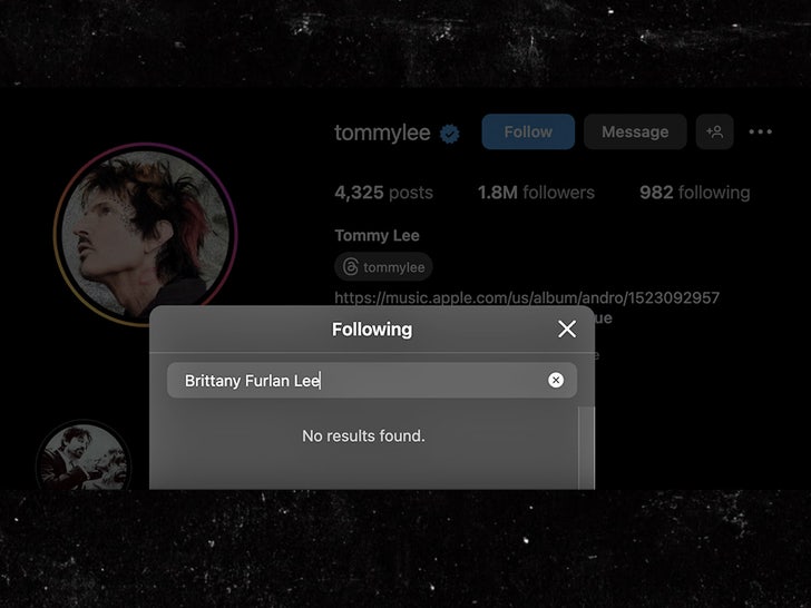 tommy lee Brittany Furlan Lee instagram sub
