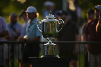 Unveiling the Wanamaker Trophy: Discover the Weight Behind the PGA Championship's Esteemed Prize