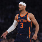 Josh Hart of the Knicks Sustains Facial Injury from Celtics Elbow but Triumphantly Sinks Free Throws Amid Bloodshed