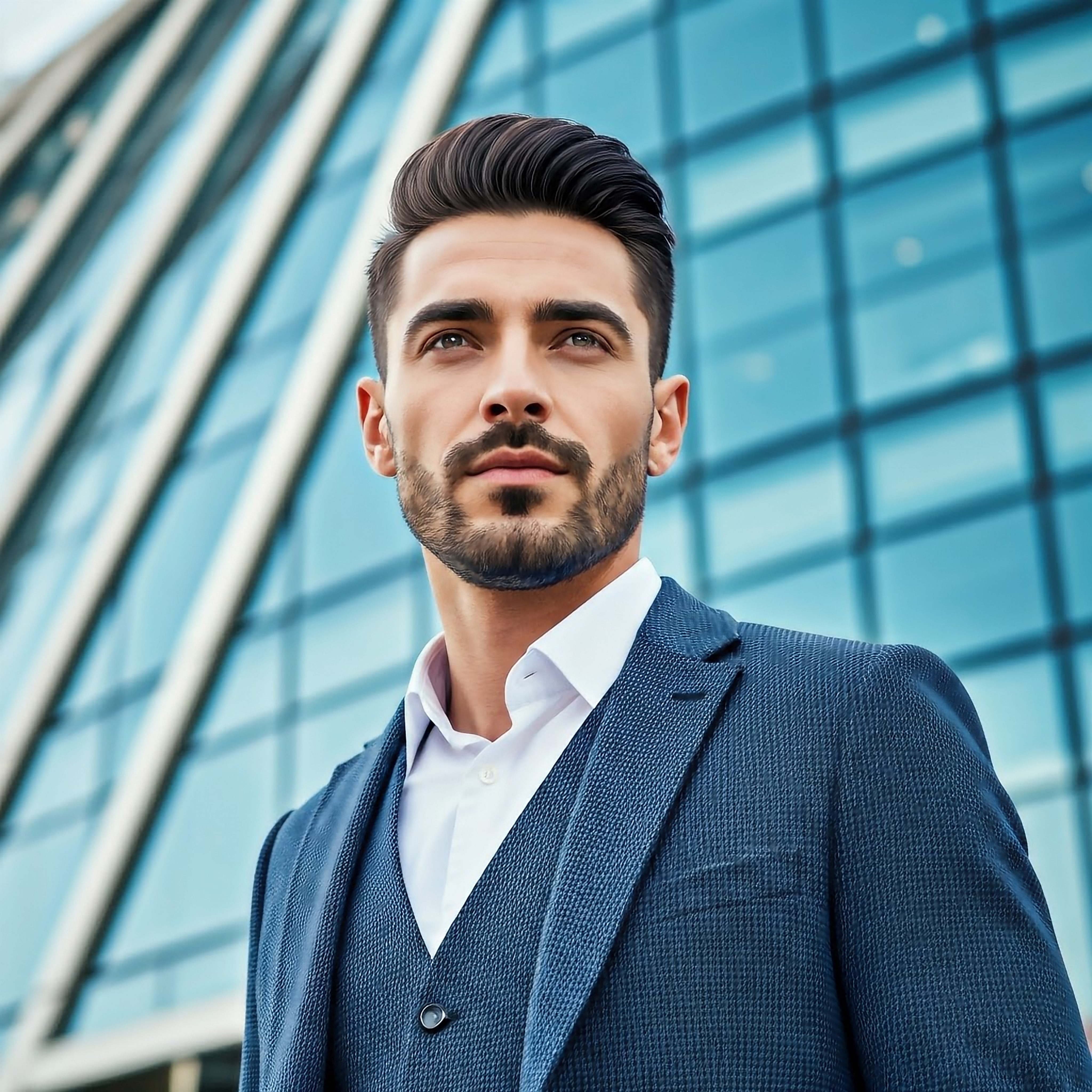 Successful person image created using Pixel Studio