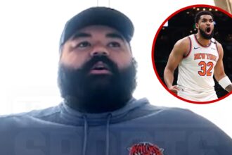 Knicks Enthusiast's Unforgettable Moment: KAT's Surprise Shirt Shoutout Leaves Fan in Awe