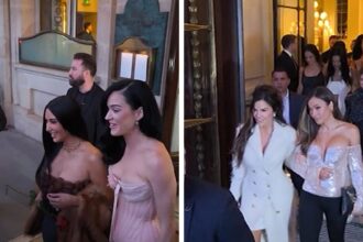 Star-Studded Parisian Rendezvous: Kim Kardashian, Katy Perry, and Lauren Sanchez Unite in the City of Lights