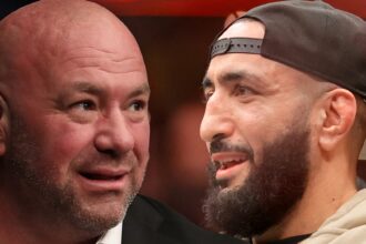 Dana White Reveals Shocking Image of Belal Muhammad's Severed Lip