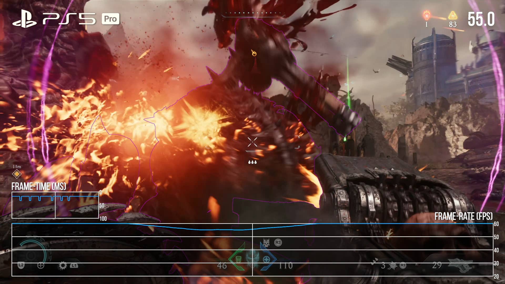 Doom: The Dark Ages on PS5 Pro