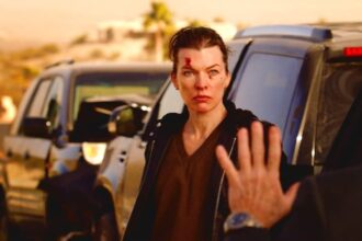 First Glimpse of Milla Jovovich in Protector