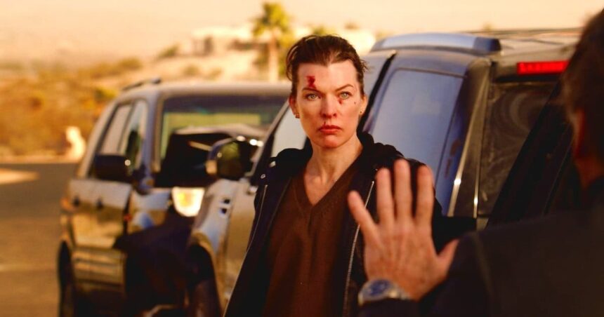 First Glimpse of Milla Jovovich in Protector