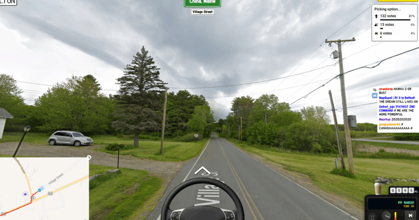 Explore the Internet Roadtrip: A Revolutionary Fusion of Twitch Plays Pokémon and Google Maps by the Visionary Behind Infinite Craft