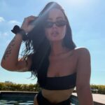 Demi Lovato Shines in Stunning Black Bikini Shots While Enjoying Poolside Splash