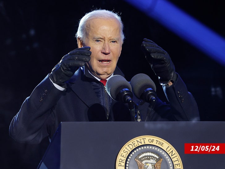 Joe Biden President Christmas tree lighting DC