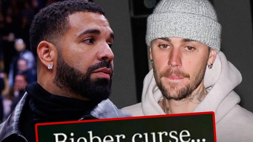 Drake Points Finger at Justin Bieber as Maple Leafs' Bad Luck Charm Behind Disappointing Loss!