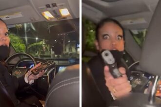 Tense Encounter: Miami Rapper Captures Uber Driver Brandishing Gun on Camera