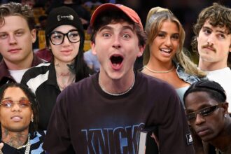 Young Hollywood Celebrities Embrace NBA Fandom with Passion and Enthusiasm!