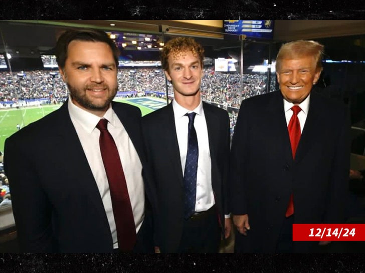 donald trump daniel penny jd vance army navy football game