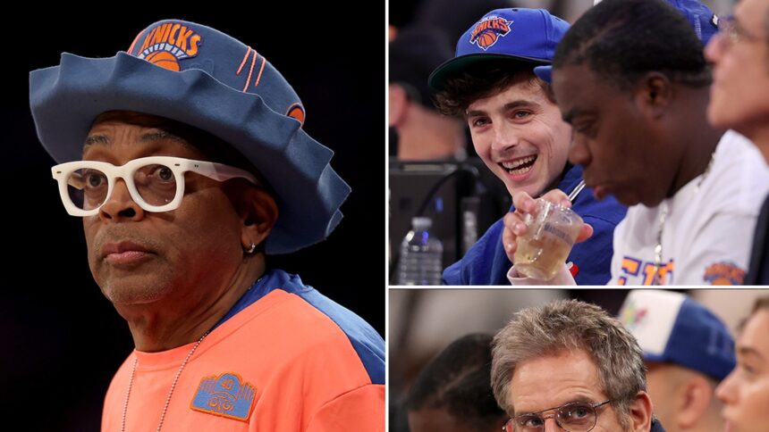 Timothée Chalamet, Spike Lee And Stars Light Up Knicks-Celtics Playoff Showdown