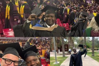 Geofrey Ssolo Kayemba Achieves Master’s Degree Triumph at Arizona State University: A Milestone in Scholarly Excellence