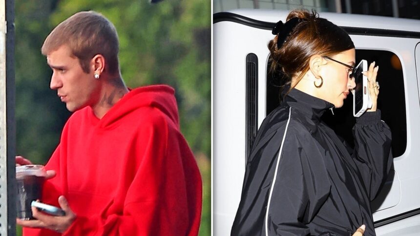 Justin and Hailey Bieber Spotted Apart as Rumors of Financial Struggles Surface
