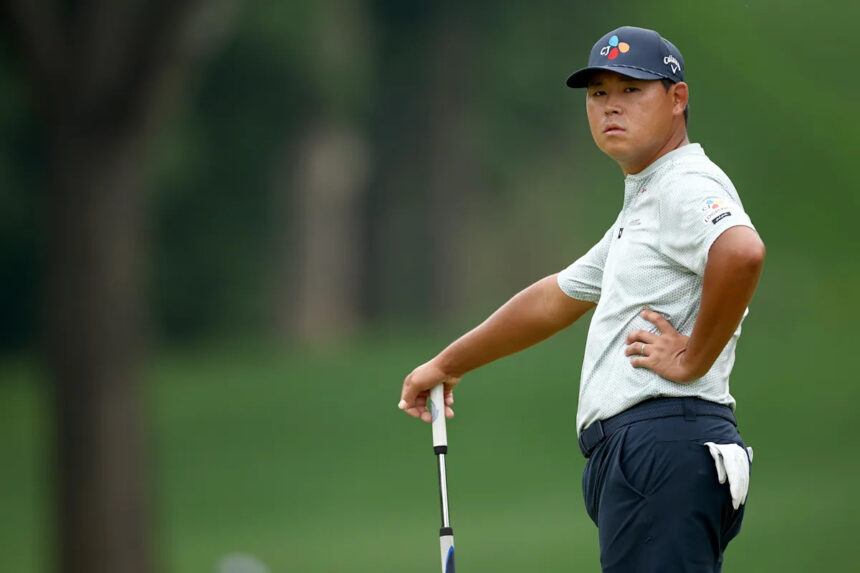 Si Woo Kim Dominates 2025 PGA Championship with Stunning Hole-in-One at Quail Hollow, Celebrates with Dramatic Club Toss