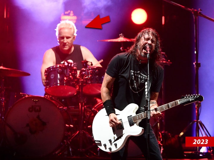 Foo Fighters Josh Freese sub swipe getty