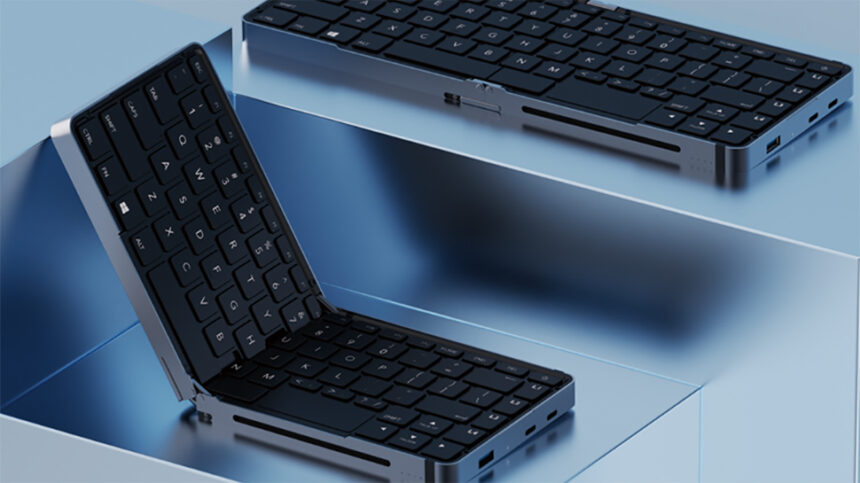This Tiny Foldable Keyboard Unearths A Powerful Windows 11 Desktop Experience